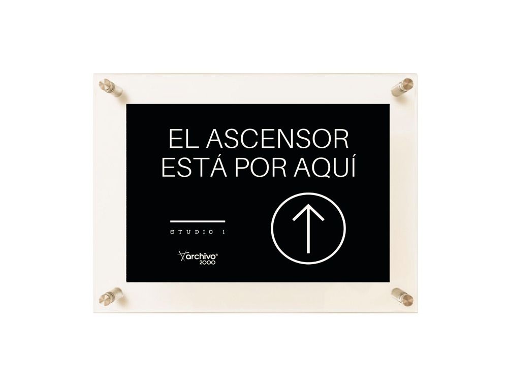 Expositor mural archivo 2000 premium con separadores embellecedores A3 vertical/horizontal