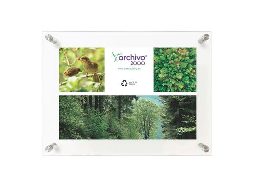 Expositor mural archivo 2000 premium con separadores embellecedores A3 vertical/horizontal