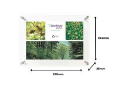 Expositor mural archivo 2000 premium con separadores embellecedores A4 vertical/horizontal