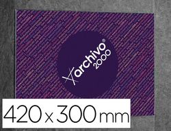 Expositor mural archivo 2000 premium de pared con adhesivo poliestireno transparente din a3 horizontal 420x300 mm