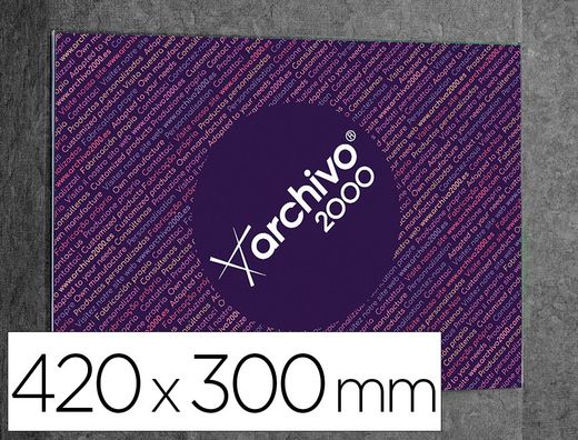 Expositor mural archivo 2000 premium de pared con adhesivo poliestireno transparente din a3 horizontal 420x300 mm