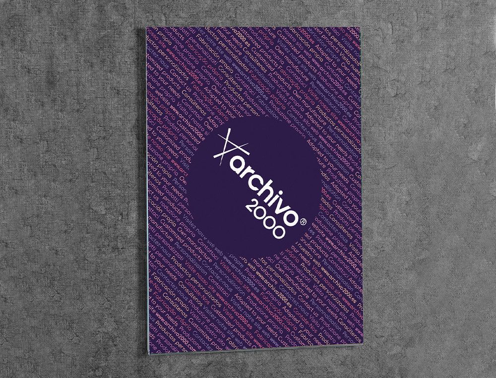 Expositor mural archivo 2000 premium poliestireno transparente con adhesivo din a4 vertical 210x300 mm