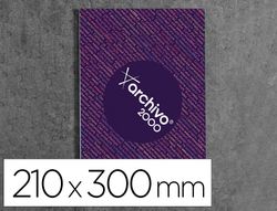 Expositor mural archivo 2000 premium poliestireno transparente con adhesivo din a4 vertical 210x300 mm