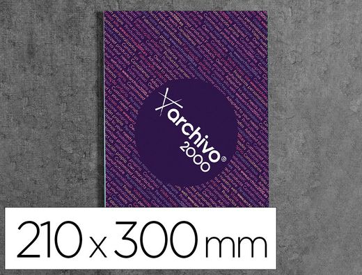 Expositor mural archivo 2000 premium poliestireno transparente con adhesivo din a4 vertical 210x300 mm