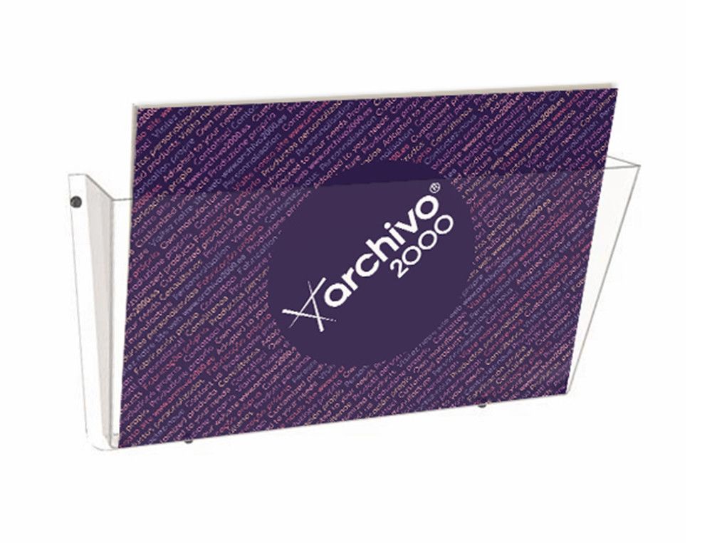 Expositor mural de pared con 1 compartimento Defelecto