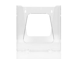 Expositor mural q-connect metacrilato un compartimento din a5 transparente 170x41x177 mm