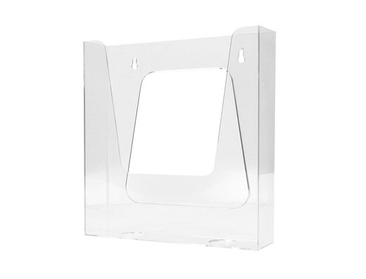 Expositor mural q-connect metacrilato un compartimento din a5 transparente 170x41x177 mm