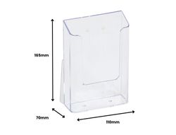 Expositor sobremesa archivo 2000 portafolletos 1 compartimento 1/3 A4 vertical fondo cajetin 34 mm