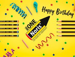 Expositor sobremesa staedtler noris 120 diseño feliz aniversario 152 unidades surtidas 383x382x250 mm