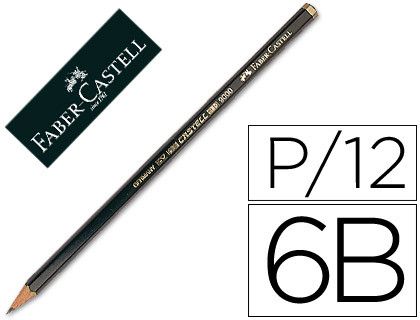 Faber Castell lápiz 9000 graduación 6b 119006