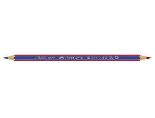 FABER CASTELL Lapiz Bicolor Diametro 3.3 mm Bicolor azul y rojo Hexagonal Ref. 116000