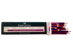 FABER CASTELL Lapiz Bicolor Diametro 3.3 mm Bicolor azul y rojo Hexagonal Ref. 116000