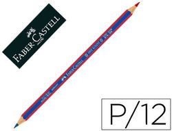 FABER CASTELL Lapiz Bicolor Diametro 3.3 mm Bicolor azul y rojo Hexagonal Ref. 116000