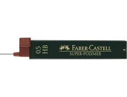 FABER CASTELL Mina Super Polymer 12 u Trazo 0.5 mm HB 120500