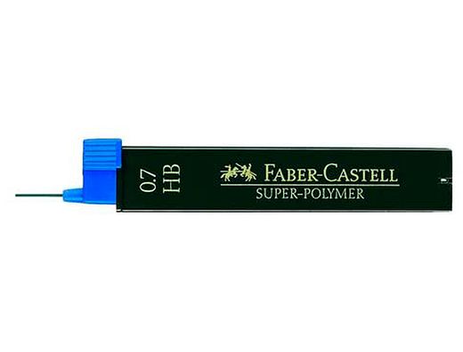 FABER CASTELL Mina Super Polymer 12 u Trazo 0.7 mm HB 120700