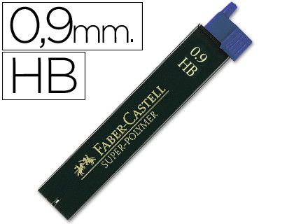FABER CASTELL Mina Super Polymer 12 ud Trazo 0.9 mm HB 120900