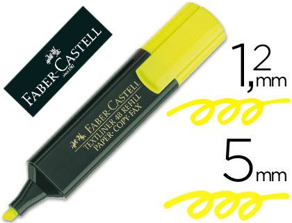 FABER CASTELL Textliner 48 Marcador fluorescente Amarillo Ref. 154807
