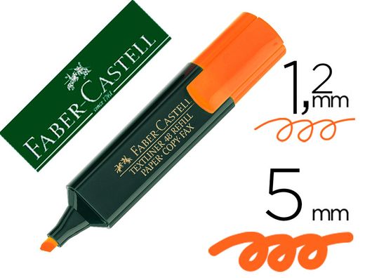 FABER CASTELL Textliner 48 Marcador fluorescente Naranja Ref. 154815