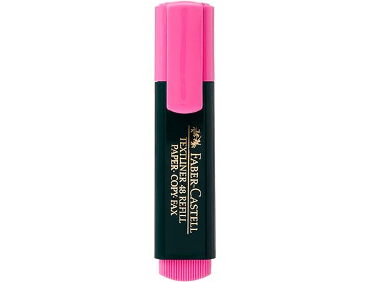 FABER CASTELL Textliner 48 Marcador fluorescente Rosa Ref. 154828