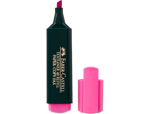 FABER CASTELL Textliner 48 Marcador fluorescente Rosa Ref. 154828