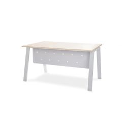 Faldón Metálico Blanca/Total Para Mesa 140 cm. Blanco