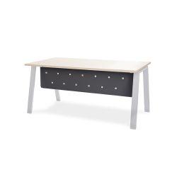 Faldón Metálico Blanca/Total Para Mesa 160 cm. Antracita