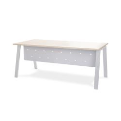 Faldón Metálico Blanca/Total Para Mesa 180 cm. Blanco