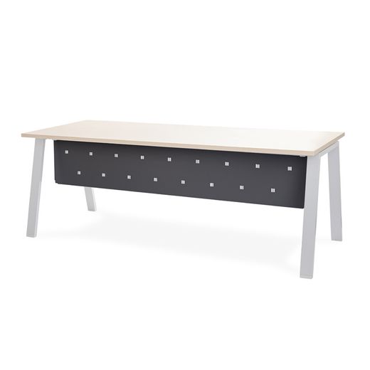 Faldón Metálico Blanca/Total Para Mesa 200 cm. Antracita
