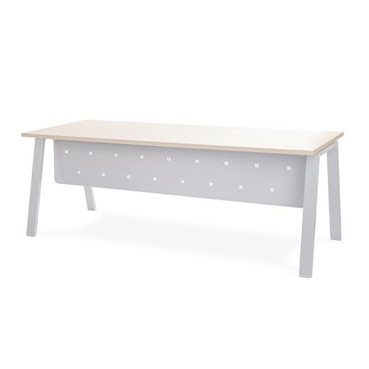 Faldón Metálico Blanca/Total Para Mesa 200 cm. Blanco