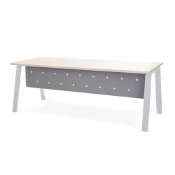 Faldón Metálico Blanca/Total Para Mesa 200 cm. Blanco