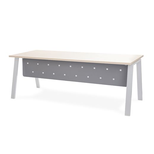 Faldón Metálico Blanca/Total Para Mesa 200 cm. Blanco