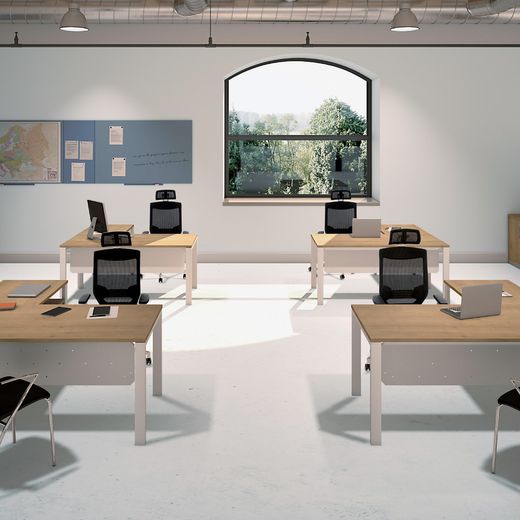 Faldón Metálico Blanca/Total Para Mesa 200 cm. Blanco