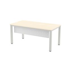 Faldón Metálico Executive Para Mesa 160 cm. Blanco