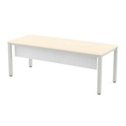 Faldón Metálico Executive Para Mesa 200 cm. Blanco
