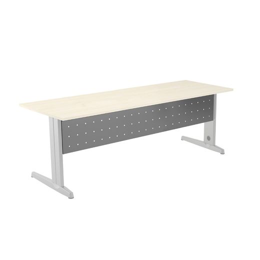 Faldón Metálico Metal Para Mesa 180 cm. Color Aluminio