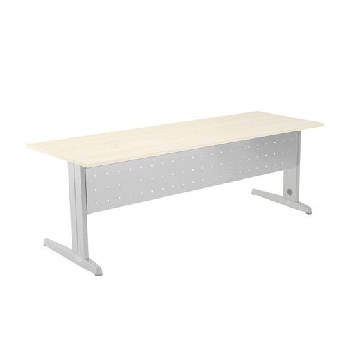 Faldón Metálico Metal Para Mesa 180 cm. Color Blanco