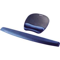 FELLOWES Alfombrilla con reposamuñecas Memory foam Azul 9172801