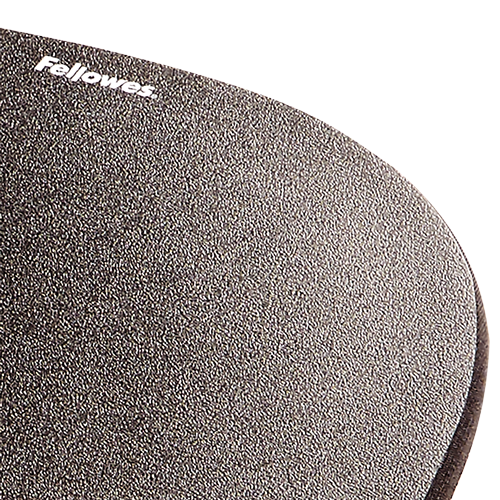 FELLOWES Alfombrilla con reposamuñecas Memory foam Negro 9176501