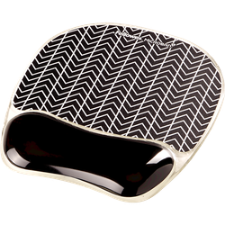 FELLOWES Alfombrilla con reposamuñecas Photo Gel Gris 9653401