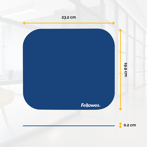 FELLOWES Alfombrilla estándar Azul en blíster 58021