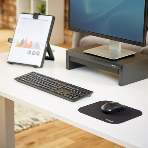 FELLOWES Alfombrilla estándar Negro en blíster 58024