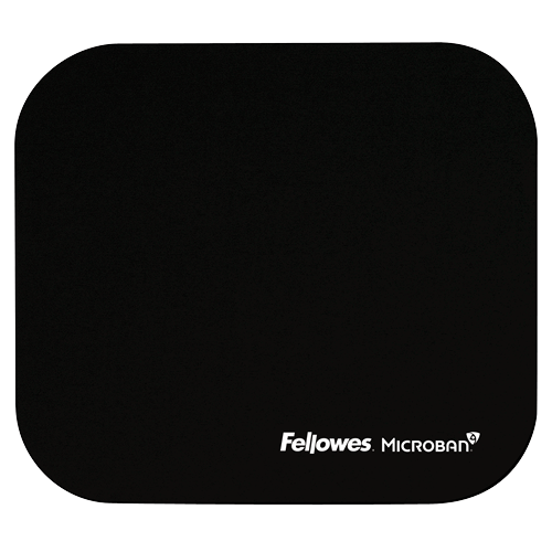 FELLOWES Alfombrilla estándar Negro en blíster con Protección Microban 5933907