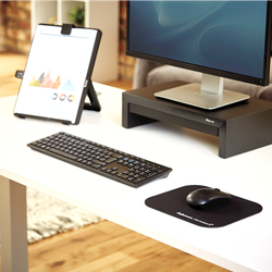 FELLOWES Alfombrilla estándar Negro en blíster con Protección Microban 5933907