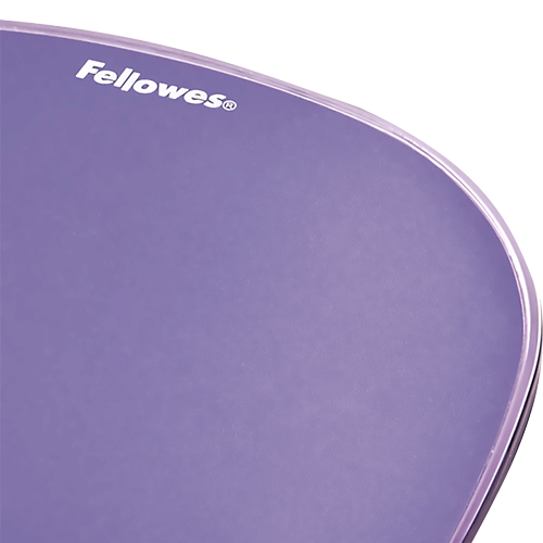 FELLOWES Alfombrilla y reposamuñecas gel Crystal® Violeta 9144104