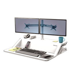FELLOWES Brazo accesorio para estación de trabajo Sit-Stand Lotus® doble 8042901