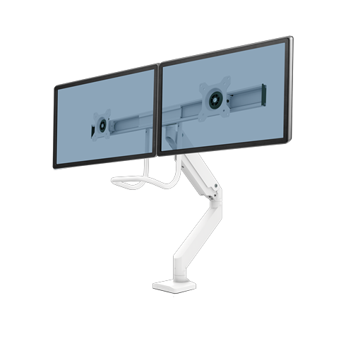 FELLOWES Brazo Monitor Dual EPPA Crossbar Blanco 9909401