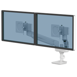 FELLOWES Brazo para monitor Compacto Doble Tallo® Blanco 8614801
