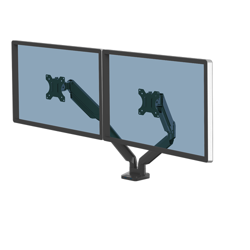FELLOWES Brazo para monitor doble horizontal Platinum Series® 8042501