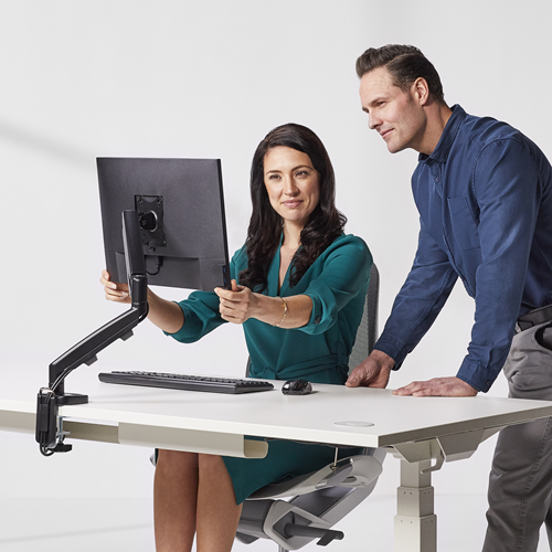 FELLOWES Brazo para monitor individual Eppa® Plateado  9683001