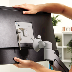 FELLOWES Brazo para monitor Tallo Modular® 1F Plata 8613301